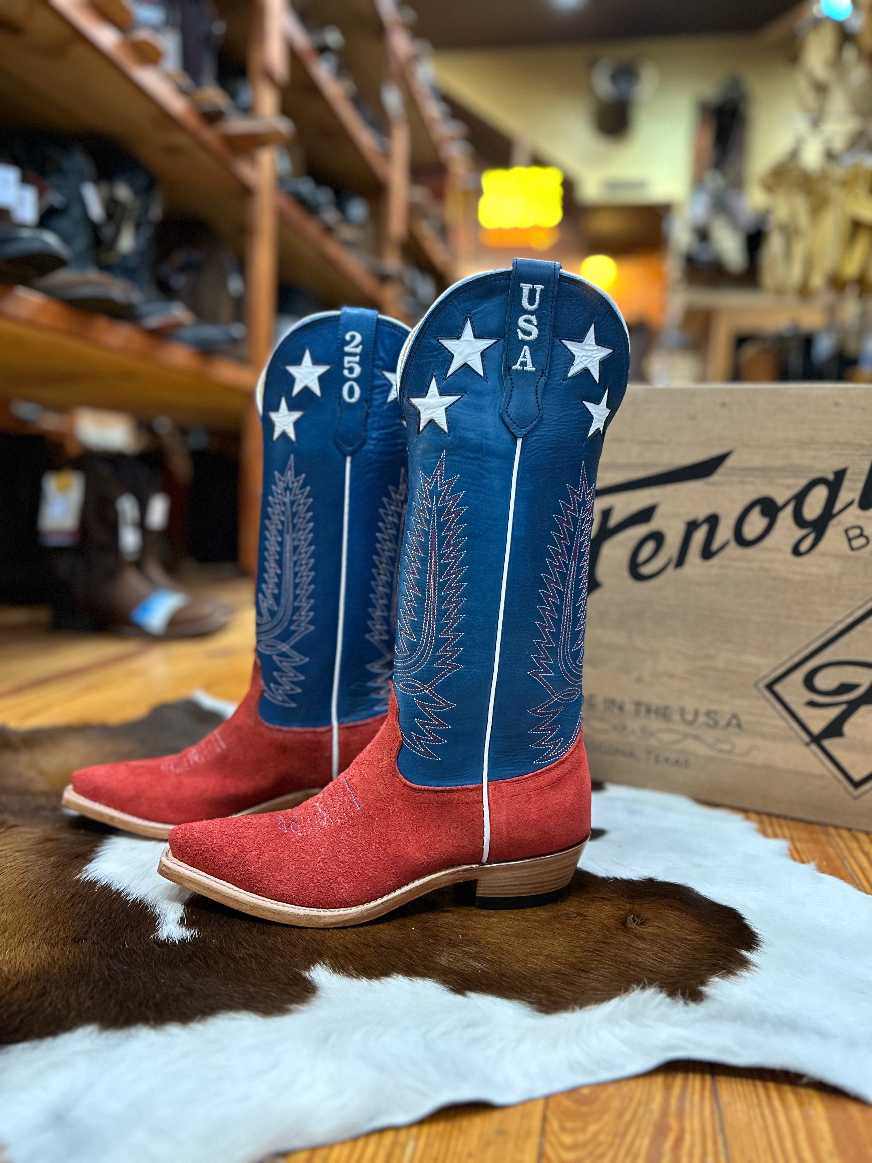 Ladies 250th Anniversary USA Cowboy Boots