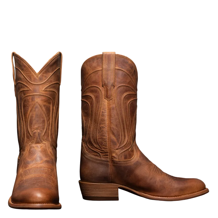 Tecovas The Cartwright Men’s 10D Hazelnut Leather Cowboy Western Boots Mexico The Cartwright Cowboy Boot - Hazelnut Brown | Tecovas main image 3