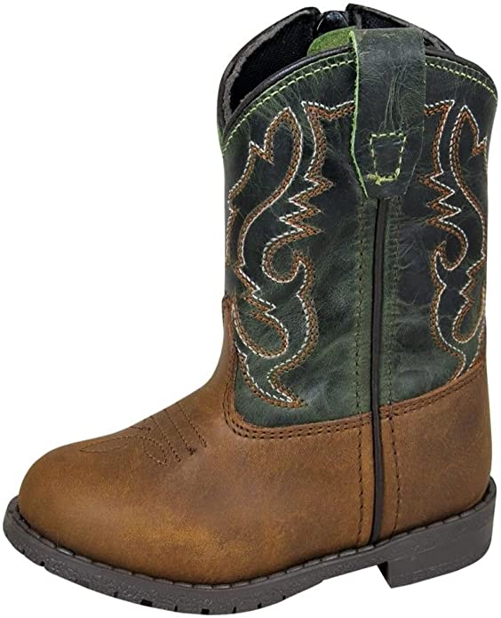 Smoky Mountain Toddler Brown Green Western Boot Howell Western Wear