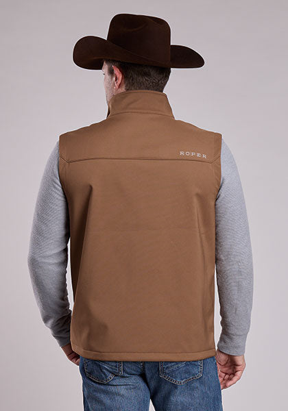 Hi-Tech Fleece Vest in Ripstop Tobacco