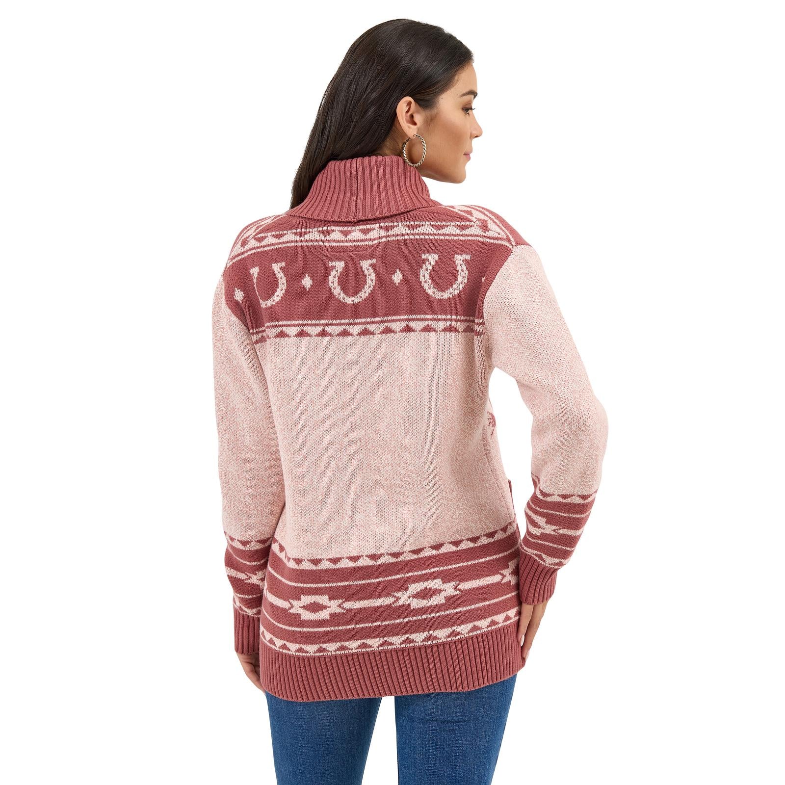 Retro Vintage Sweater Cardigan - Brown