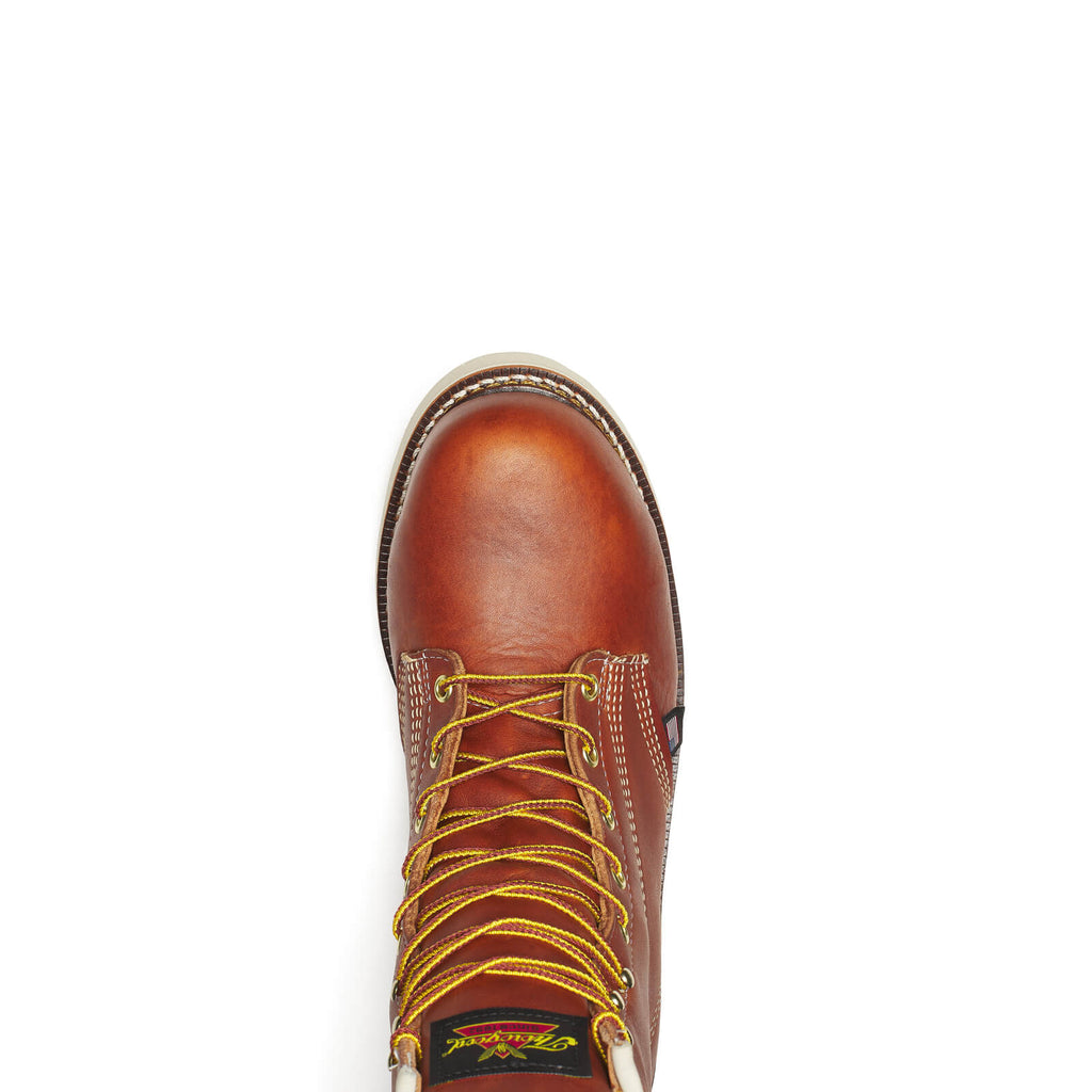 American Heritage – 8″ Tobacco Safety Toe – Plain Toe MAXWear Wedge™