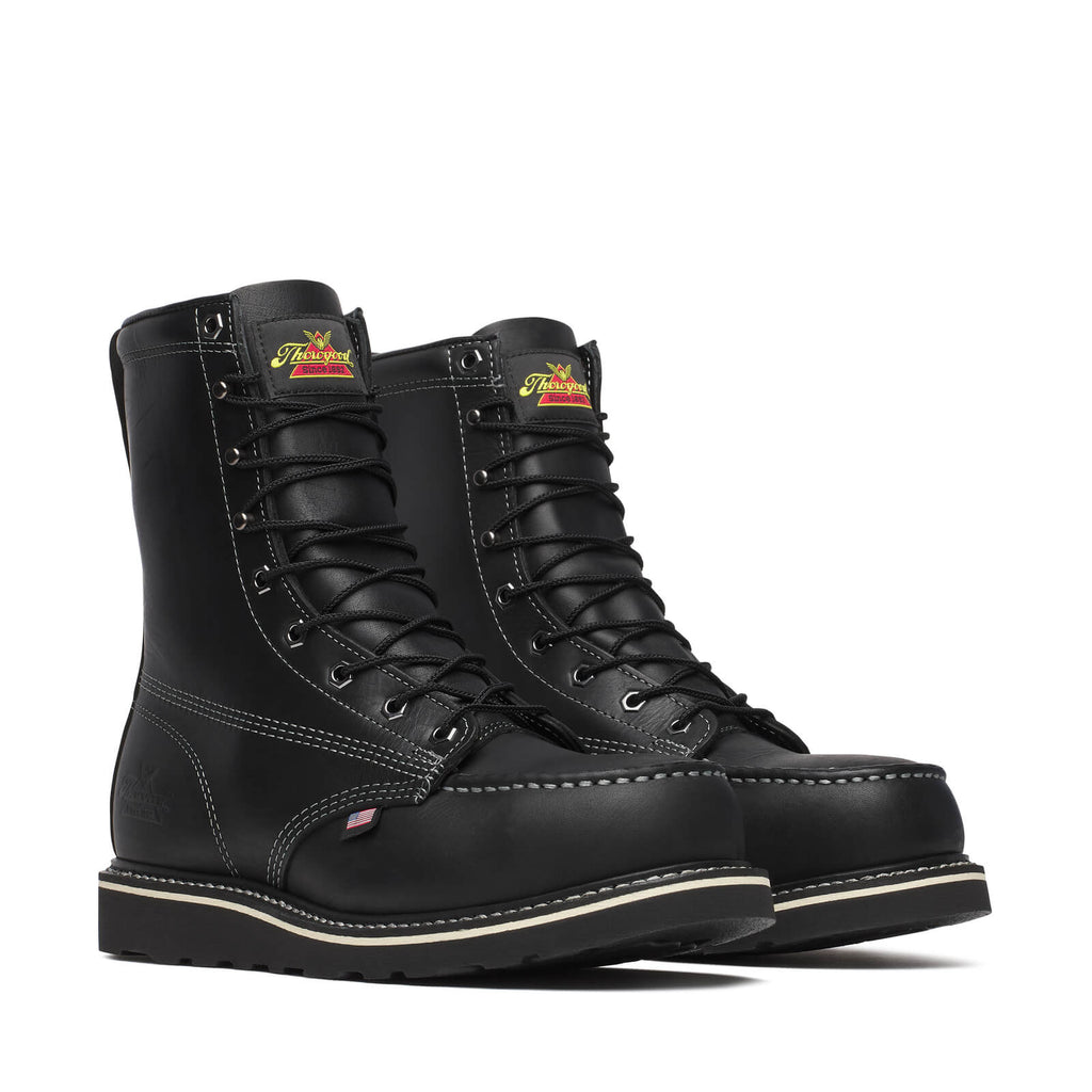MIDNIGHT SERIES 8″ Black Moc Safety Toe