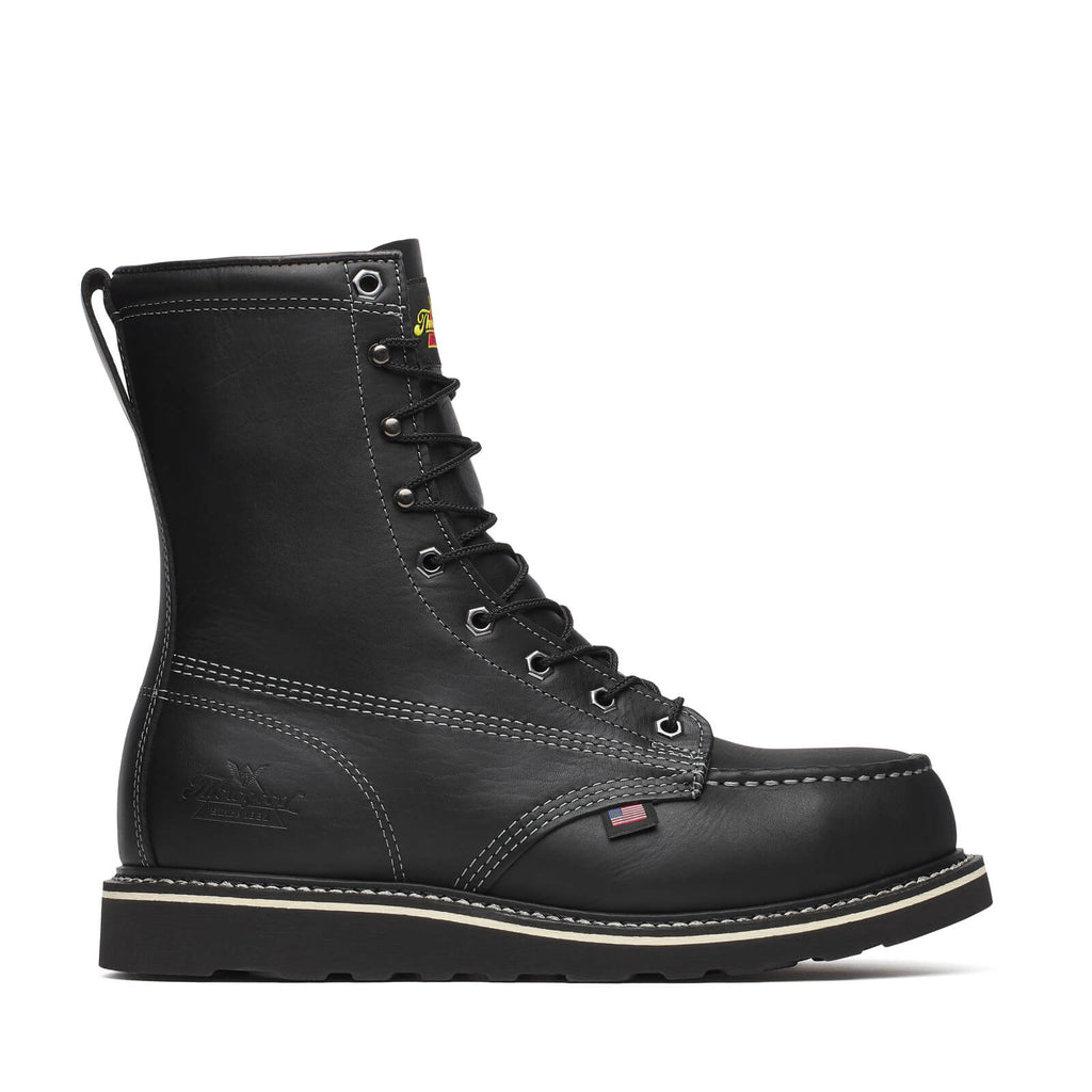 MIDNIGHT SERIES 8″ Black Moc Safety Toe