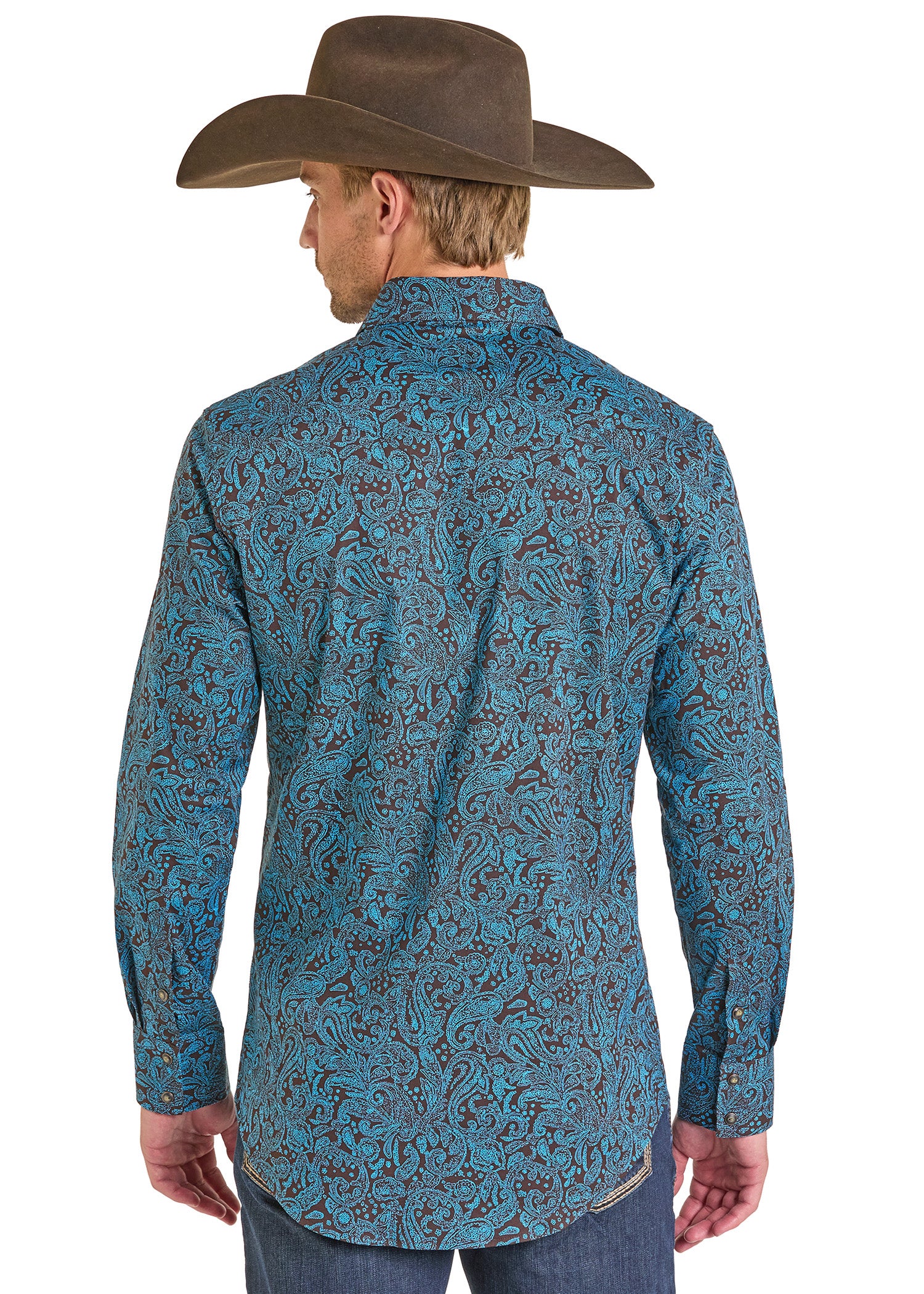 Paisley Long Sleeve Snap Shirt