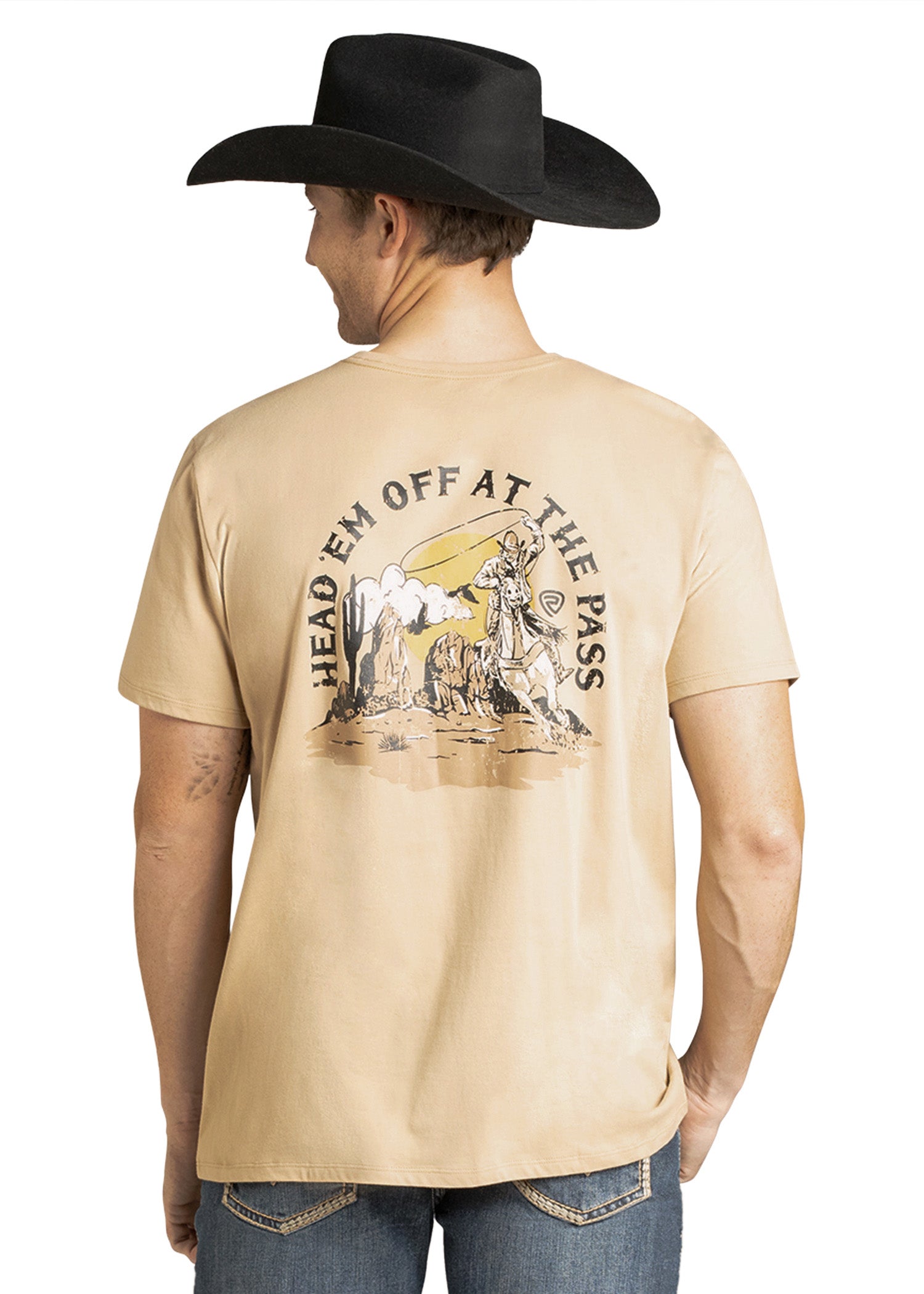 Head 'Em Off At The Pass Graphic Tee