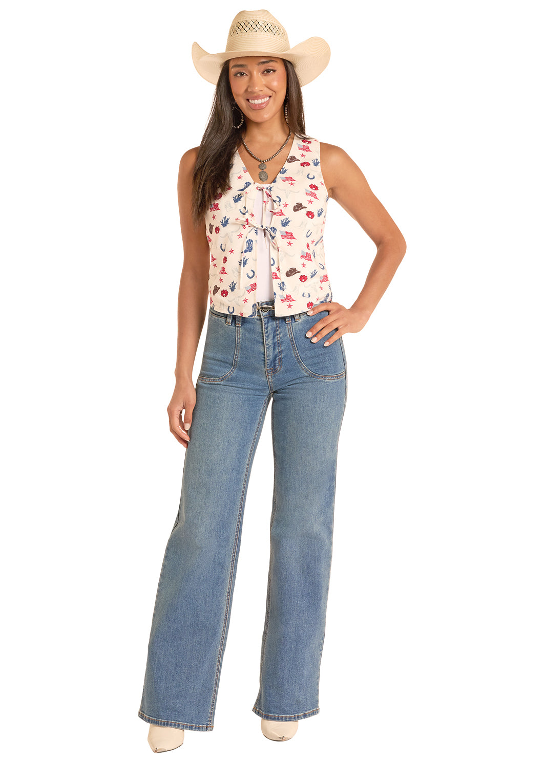 American Print Vest