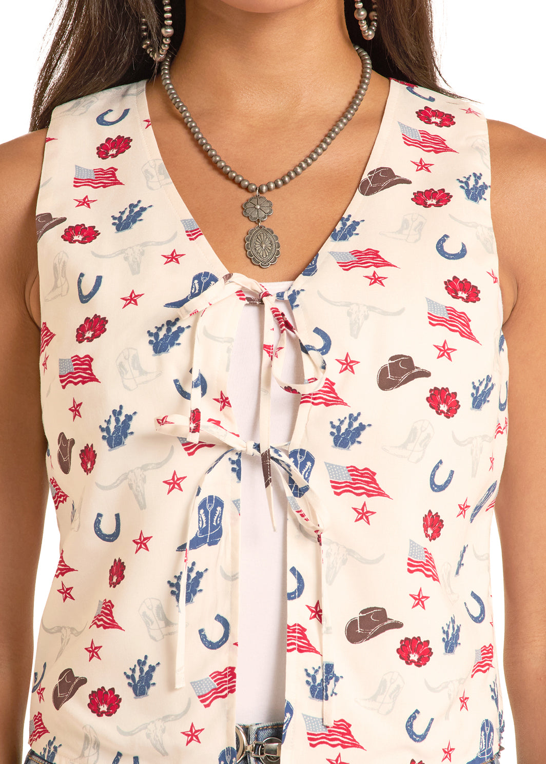 American Print Vest