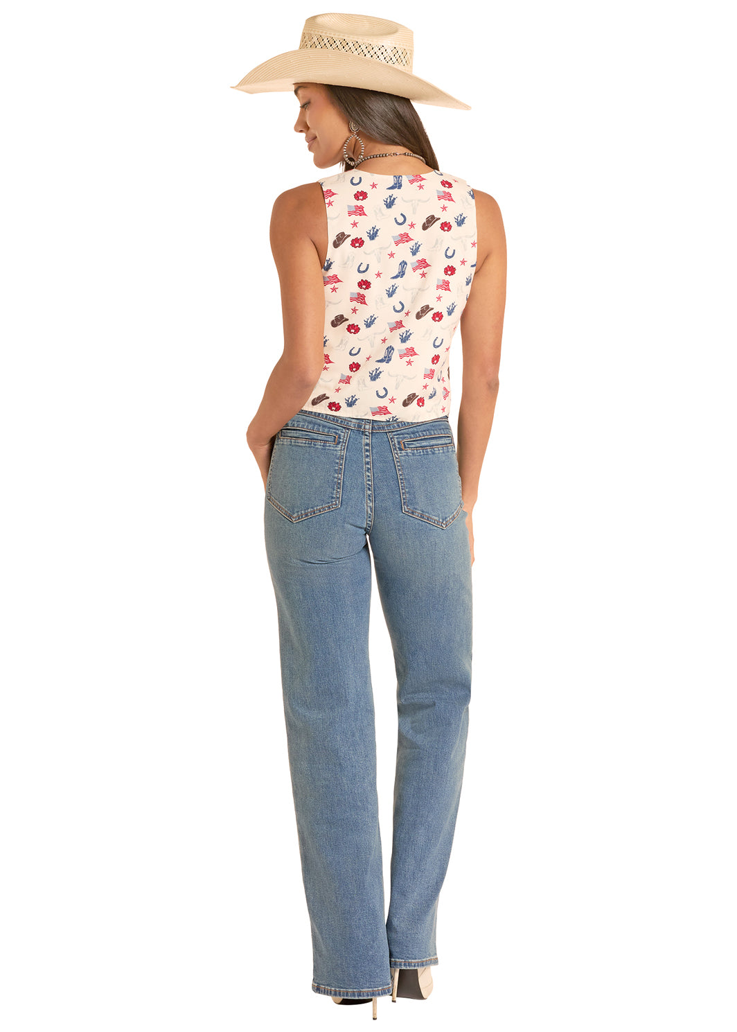 American Print Vest