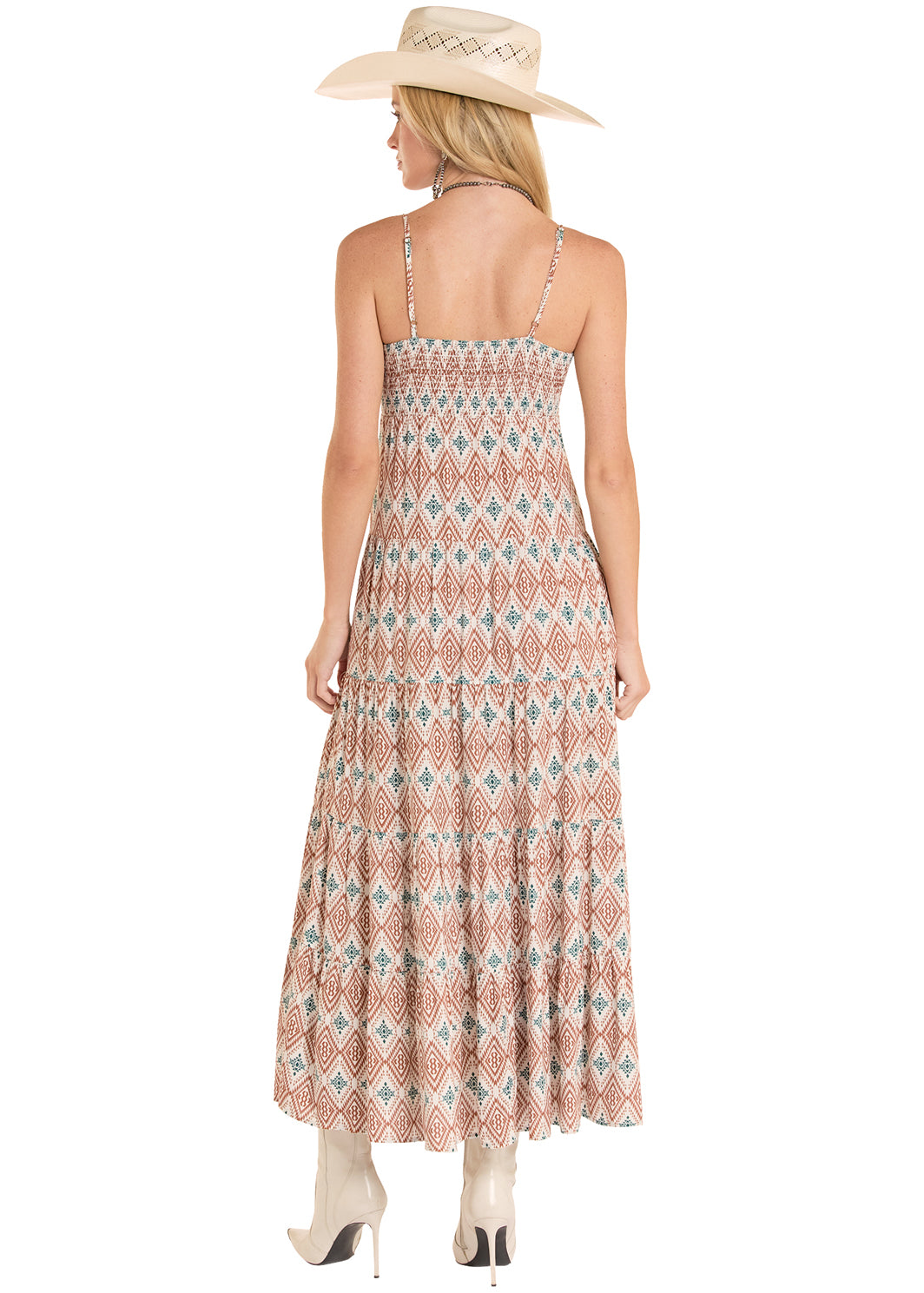 Ikat Print Dress