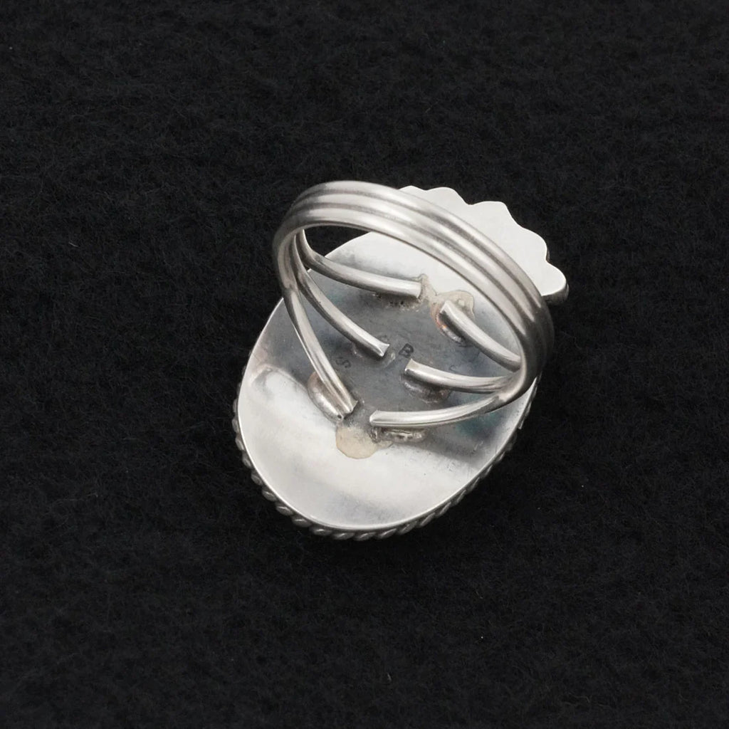 Rena Begay Turquoise & Sterling Silver Ring Size 9