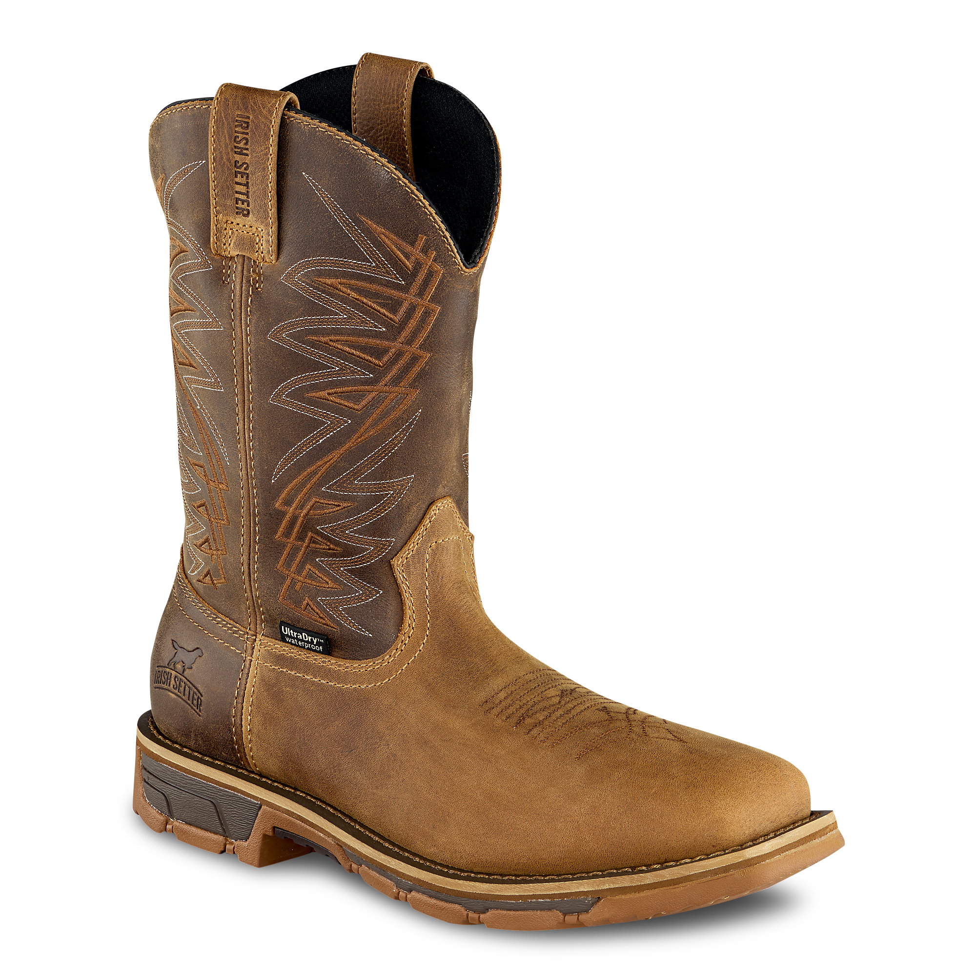 Marshall 11-inch Waterproof Leather Safety Toe Pull-On Boot