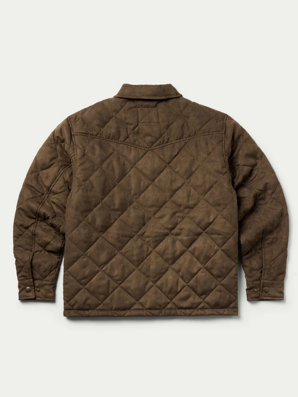Quilted Microsuede Jacket