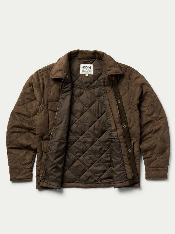 Quilted Microsuede Jacket