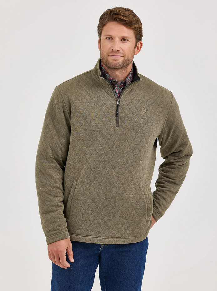 George Strait Quarter-Zip Quilted Pullover