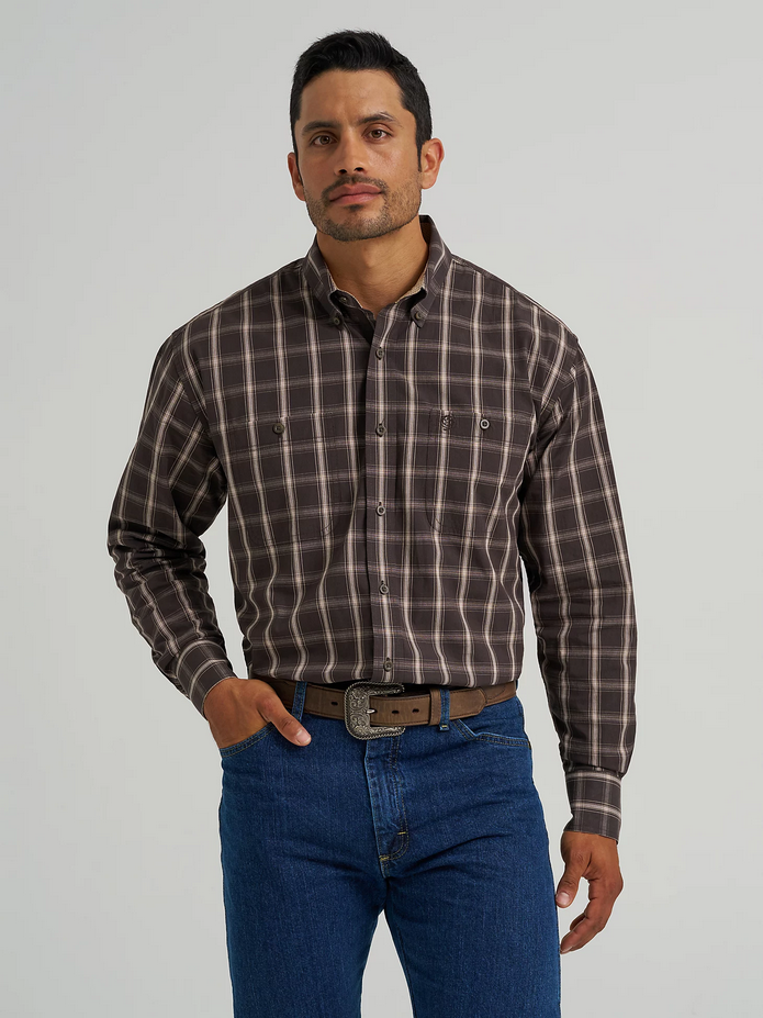 George Strait™ Long Sleeve Button Down Two Pocket Shirt