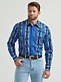 Checotah Long Sleeve Western Snap Printed Shirt