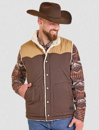 Puffer Vest W/ Berber Lining