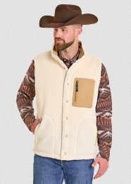 Puffer Vest W/ Berber Lining