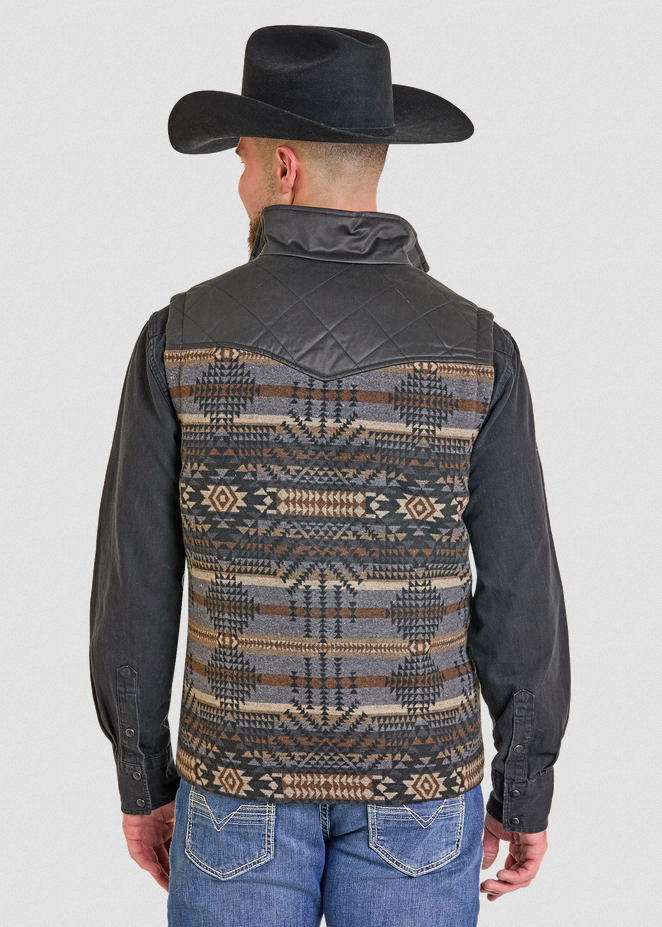 Jacquard Aztec Printed Vest