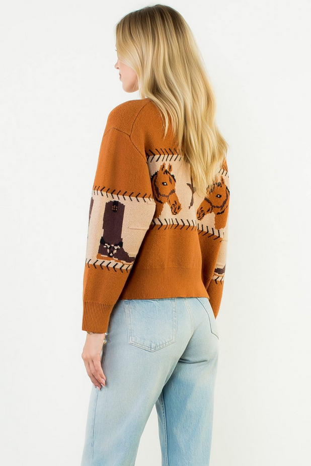 Long Sleeve Knit Sweater
