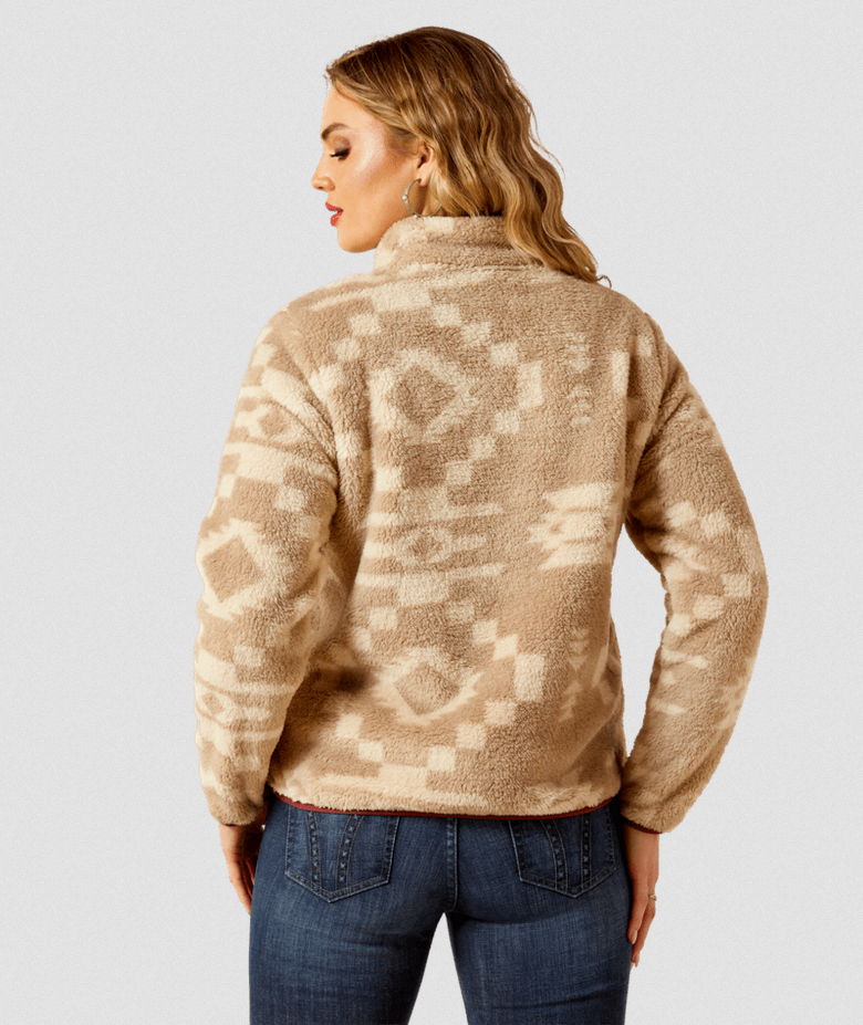 Berber Snap Front Sweatshirt