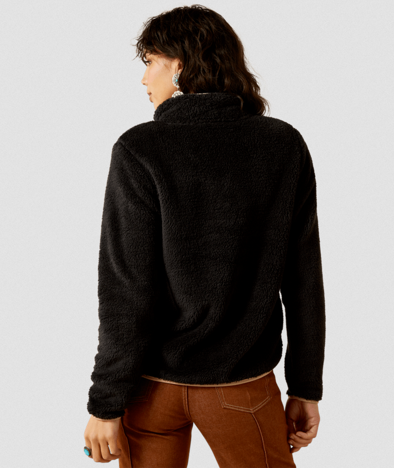 Berber Snap Front Sweatshirt