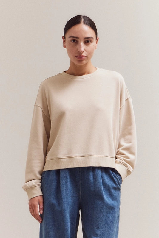 Washed Basic Crewneck Top