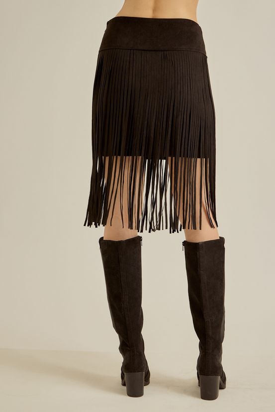 Statement Fringe Skirt
