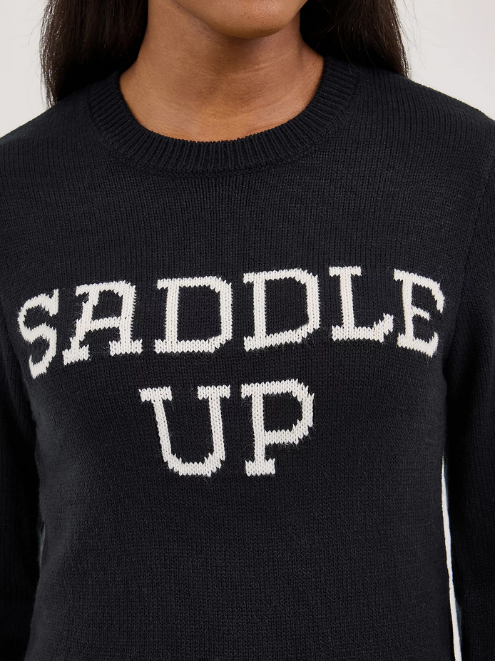 Western Shrunken Sweater Saddle Up