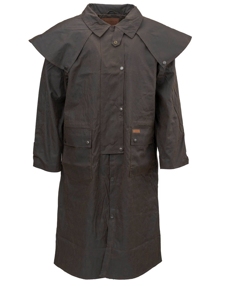 Low Rider Duster Coat – Waterproof Oilskin Western Duster | Howell ...