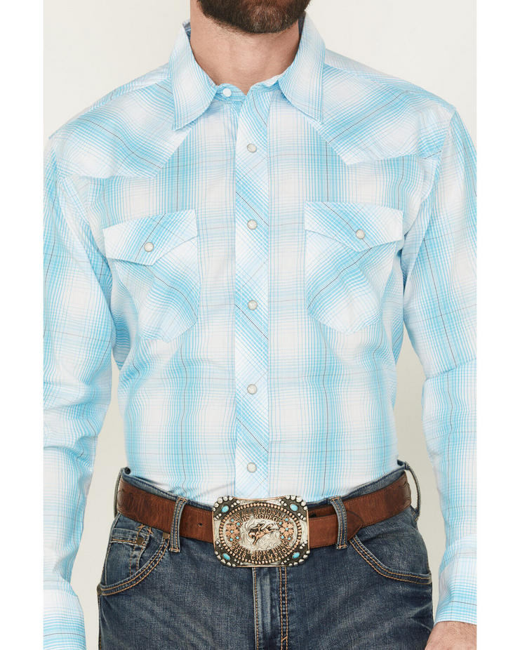 20X® Plaid Print Snap Stretch Shirt