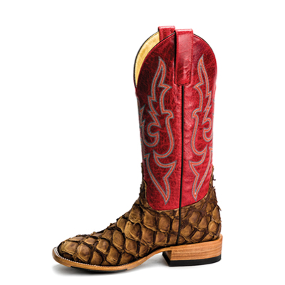 Cigar Matte Big Bass Red Sinsation Boot - M2007