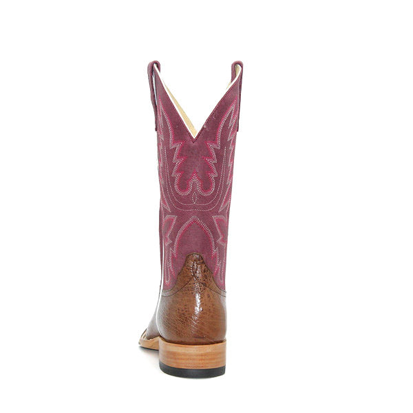 Kango Tobacco Smooth Ostrich Sangria Sinsation Boot - M2028