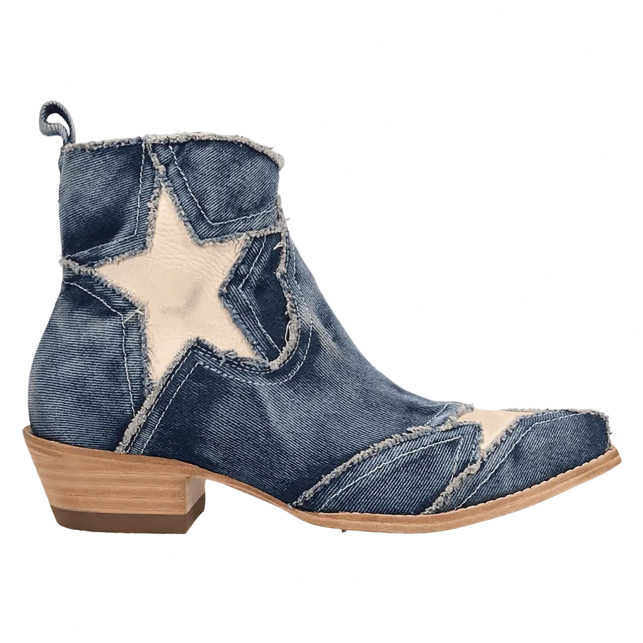 Stardust Denim Bootie