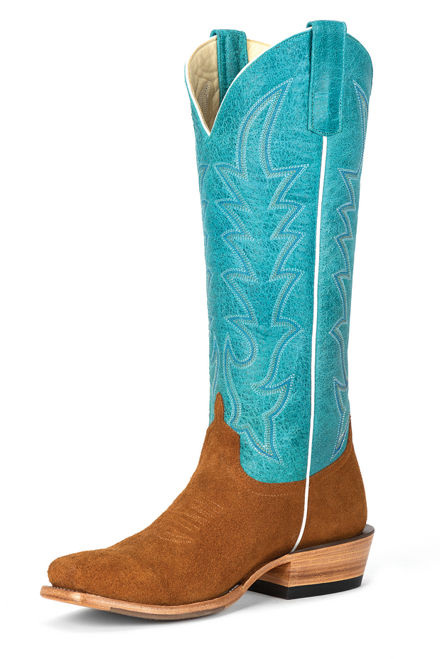 M9504 Camel Suede Turquoise Sinsation Boot