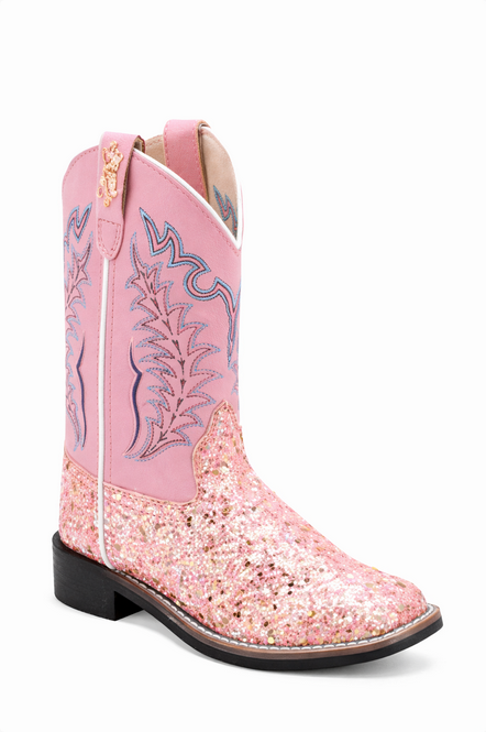 VB9185 Kids Pink Sparkle Boot