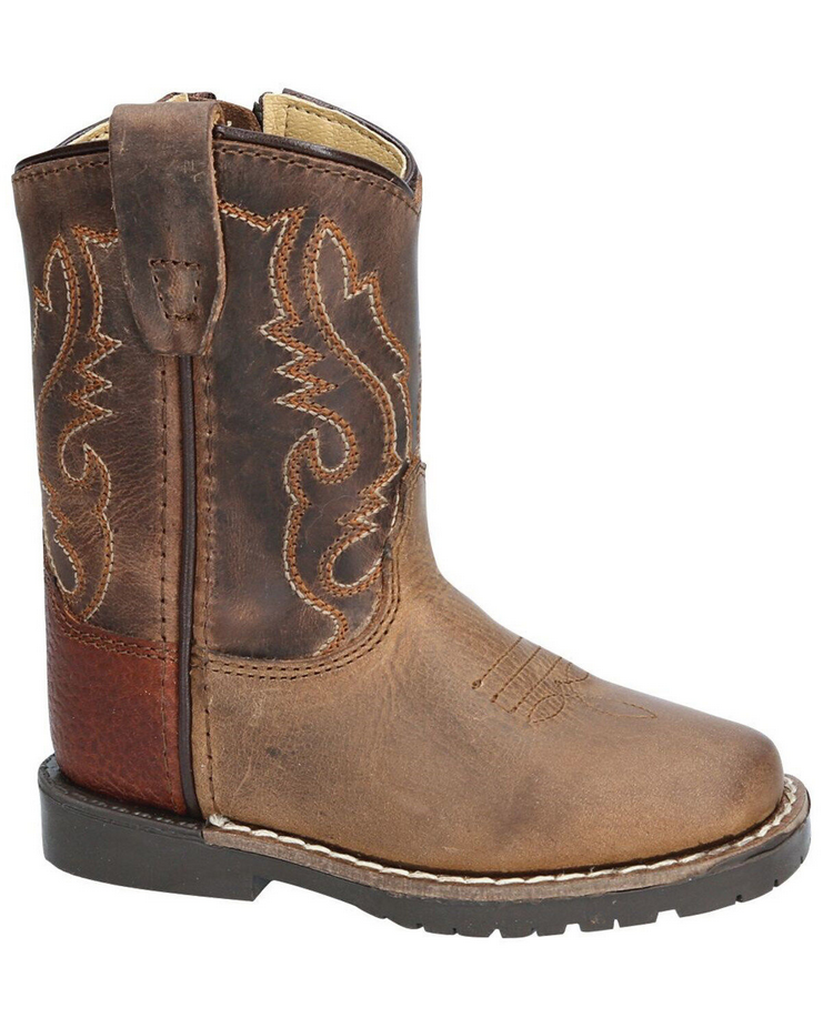 3662T Toddler Autry Brown Crackle Western Boot