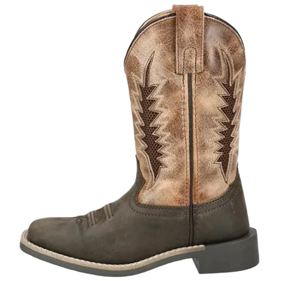 3421C Kids Desperado Dark Brown Western Boot