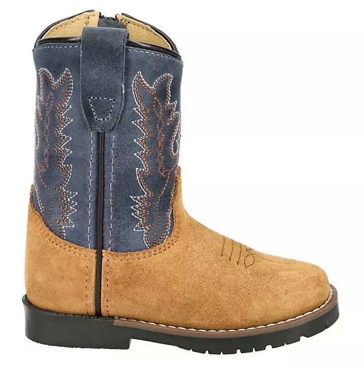 3429T Toddler Autry Tan & Blue Western Boot