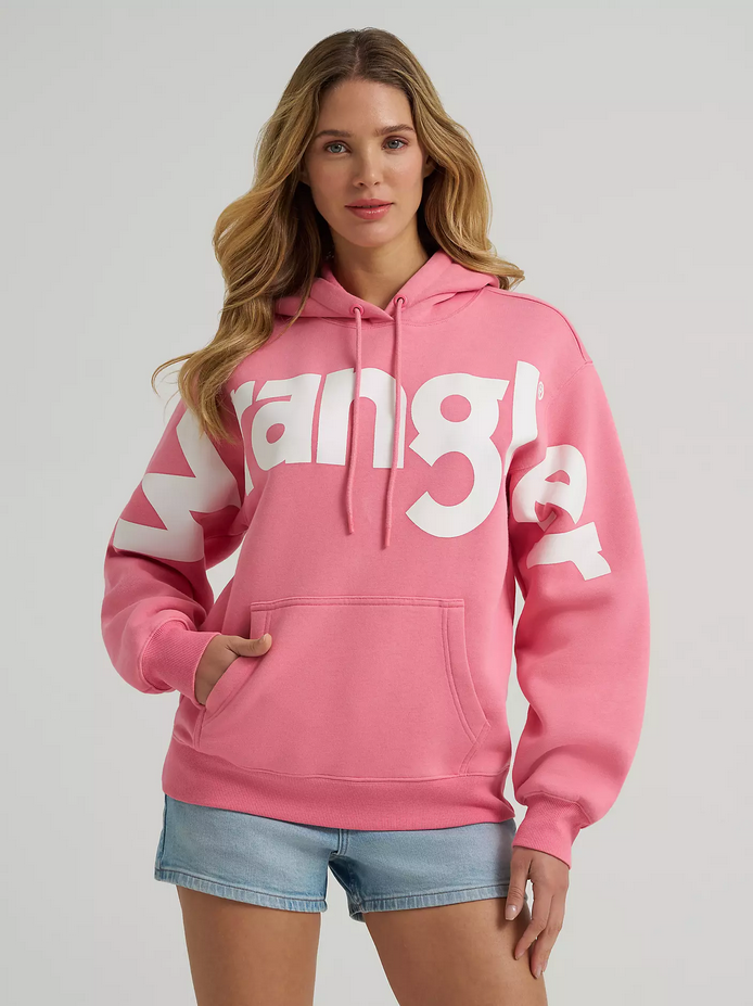 Bold Logo Hoodie - Pink