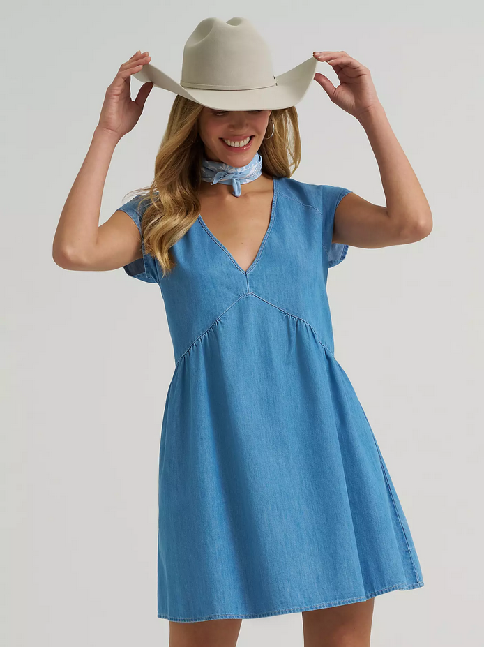 Women's Wrangler Denim Swing Dress