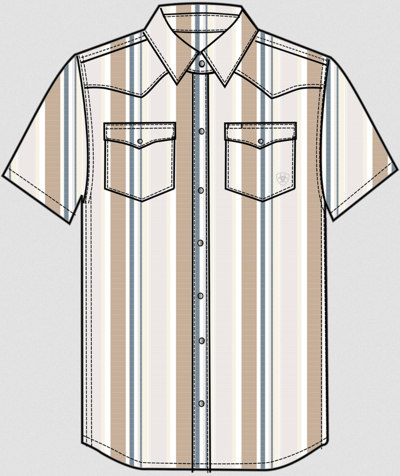Retro Hawthorne Fitted Snap Shirt