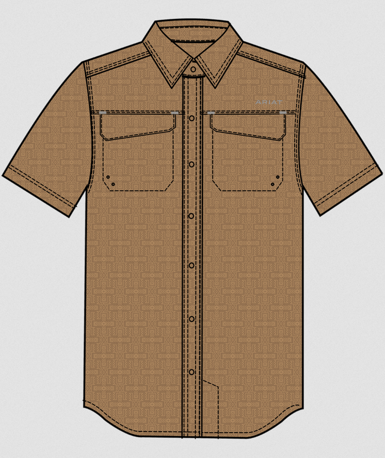 Printed VentTEK Outbound Fitted Shirt