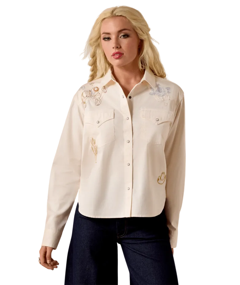 Ashville Embroidered Snap Shirt