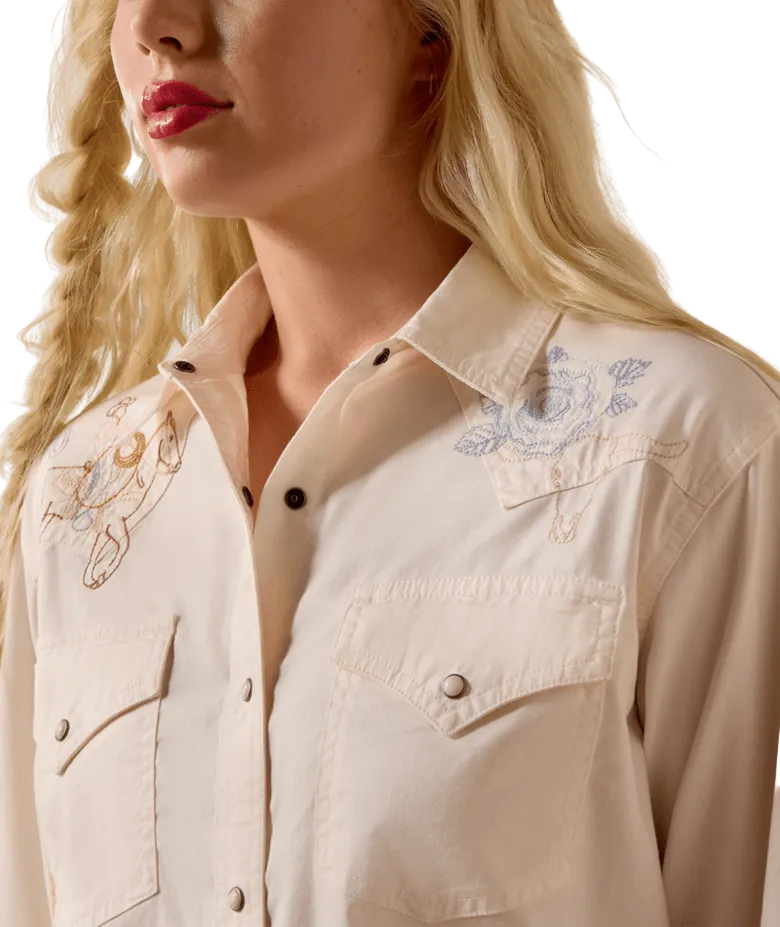 Ashville Embroidered Snap Shirt