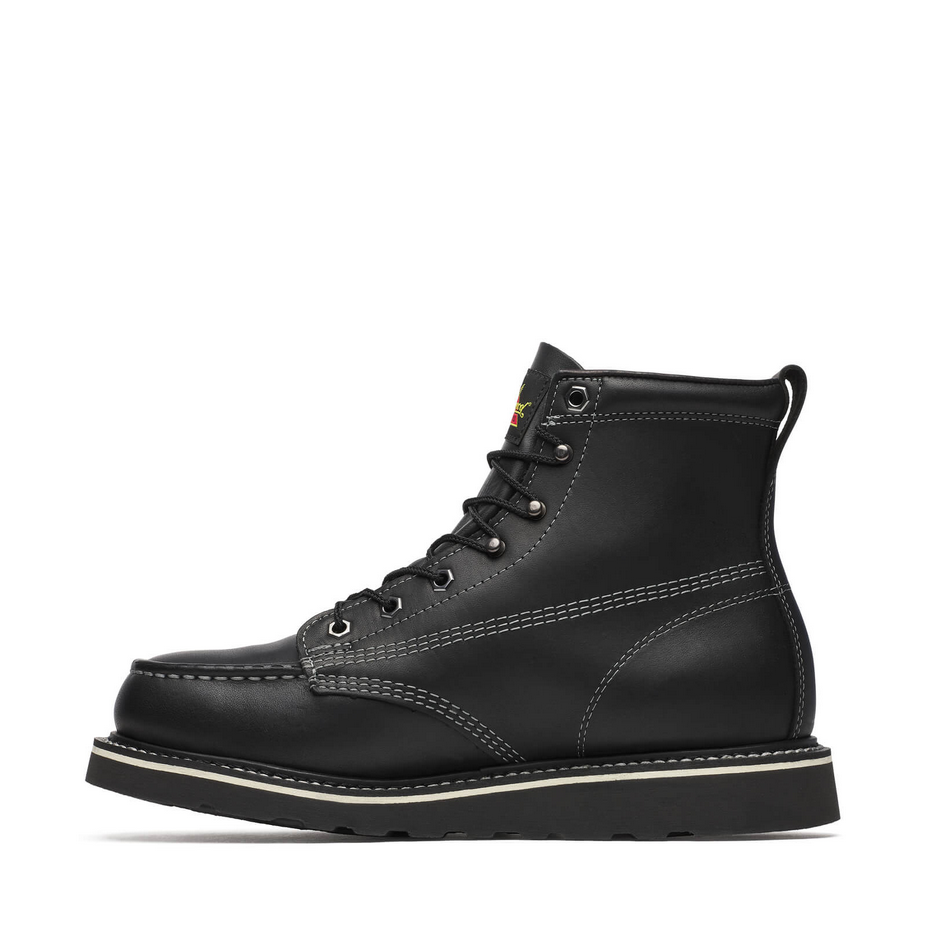 Midnight Series 6″ Black Moc Toe