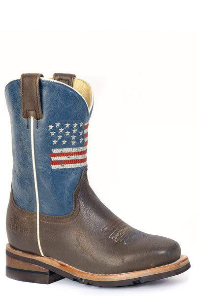 Kids 250 USA Vintage Western Boots