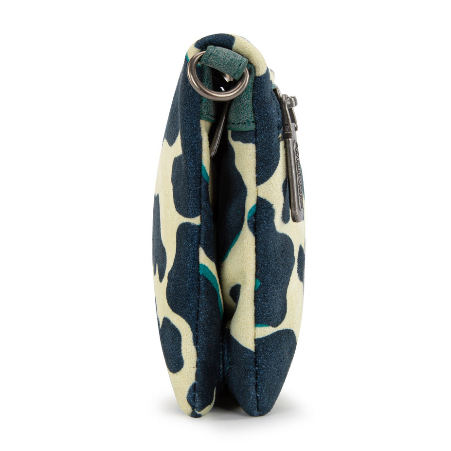 Wrangler Cow Print Wallet -Dark Turquoise