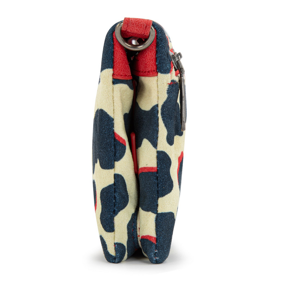 Wrangler Cow Print Wallet - Red